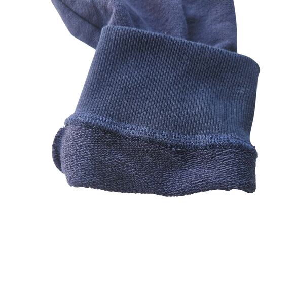 Eleven Paris Men's Navy Cotton Terry Knit Casual Sporty Jogger Pants Size S - Picture 6 of 6